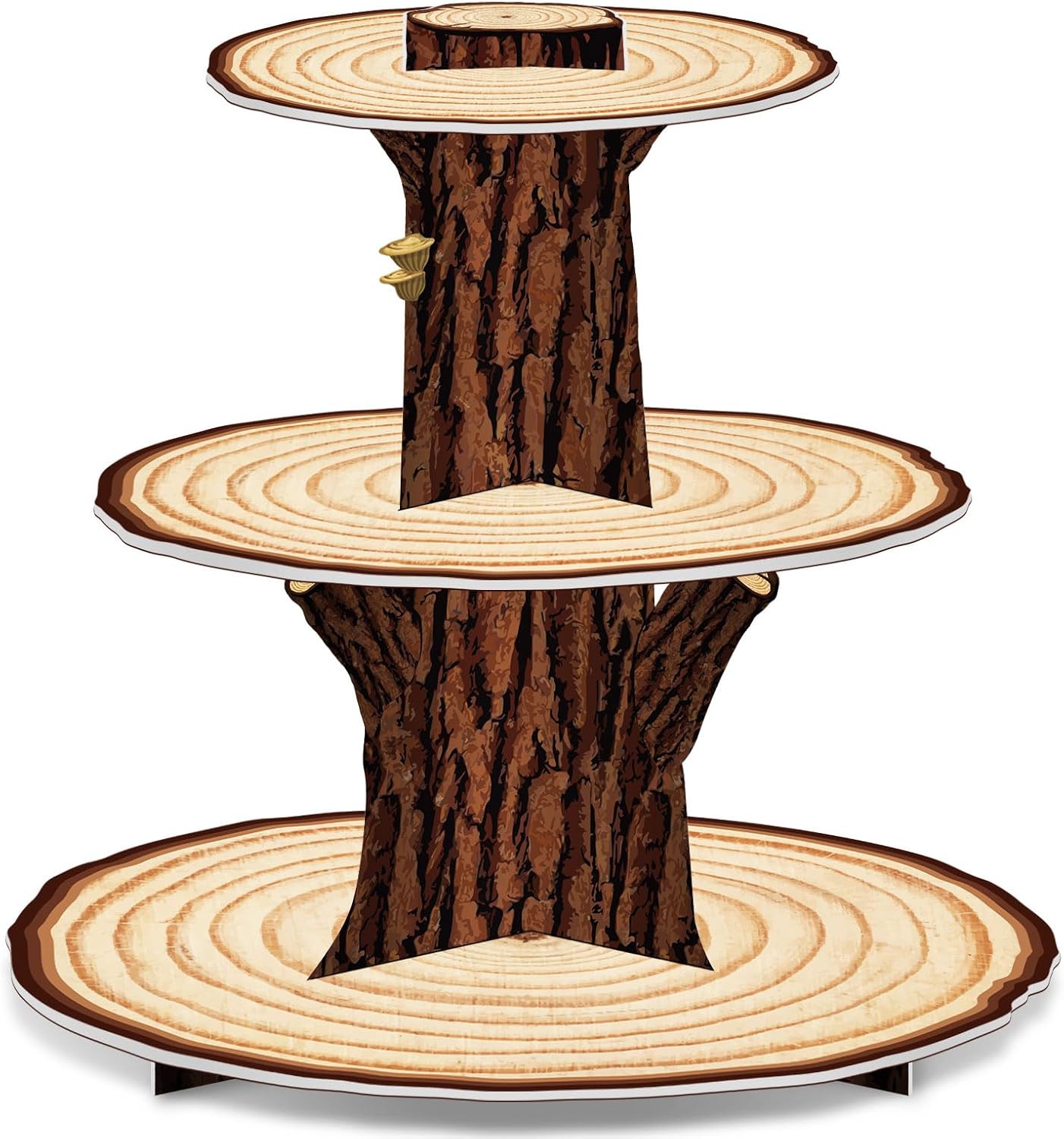 Cupcake Stand Tier - Wooden Cupcake Stand Decoration 3 Tier