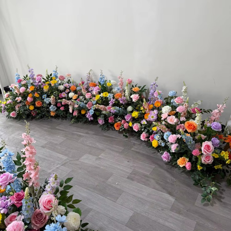 White and green floral strips, - Dessert Table Backdrop review and price