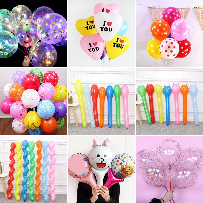 Cartoon Animal Duck Rabbit Hel - Balloon Pump Hand review and price