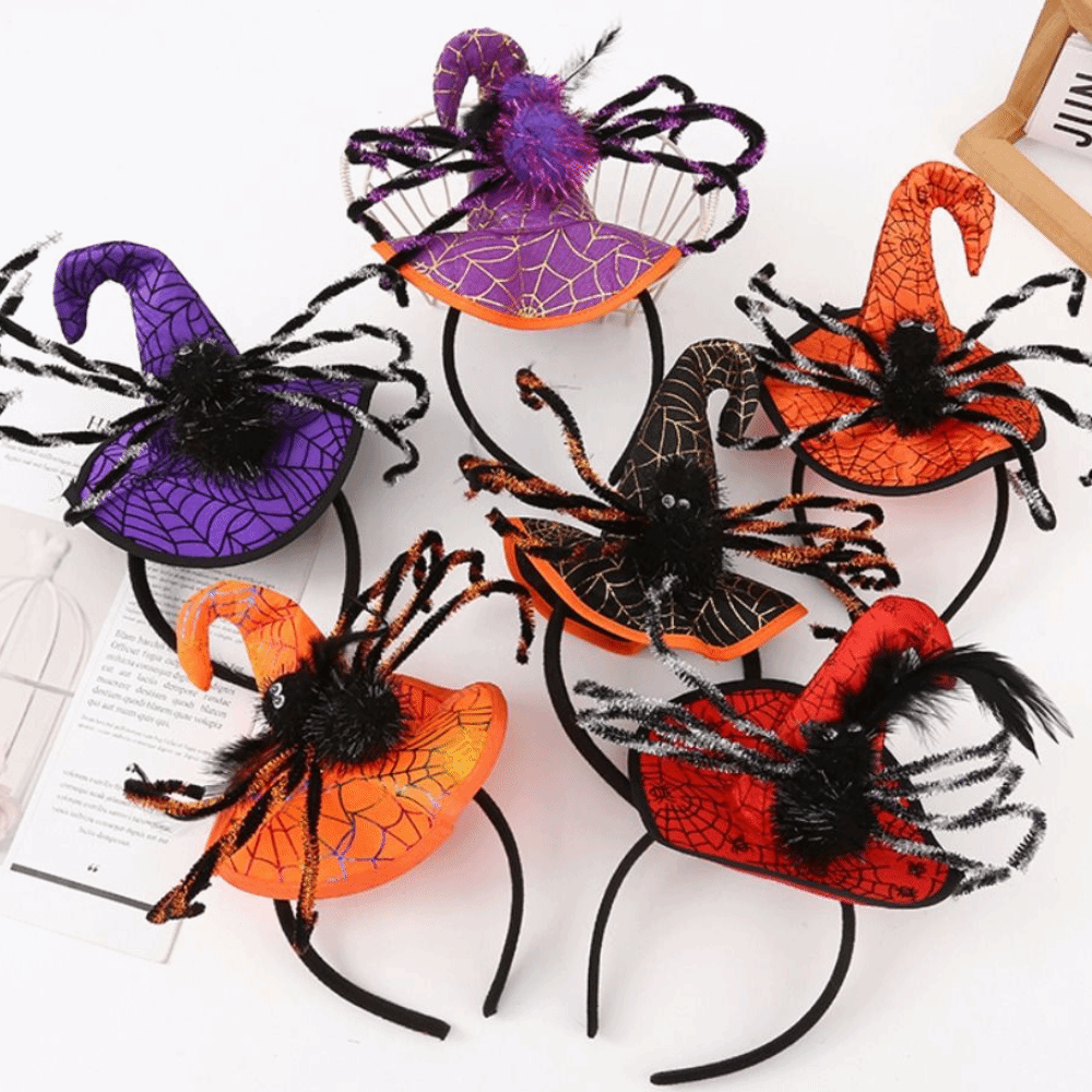 Spider Halloween Witch Hat Hea - Party Hat Cone review and price