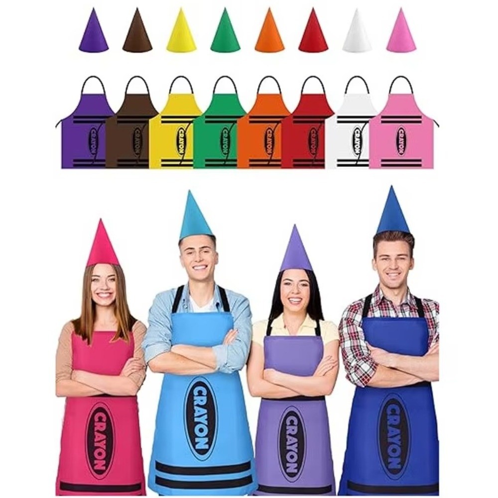 New Colorful Crayon Themed Gno - Party Hat Cone review and price
