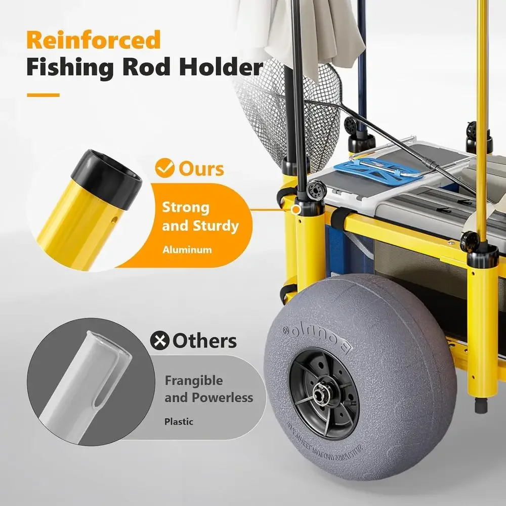 Beach Trolley with 13 Balloon  - Balloon Pump Hand review and price