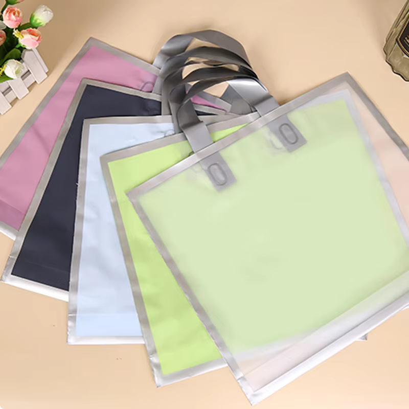 50Pcs Frosted hand shopping ba - Party Event Supply Store review and price