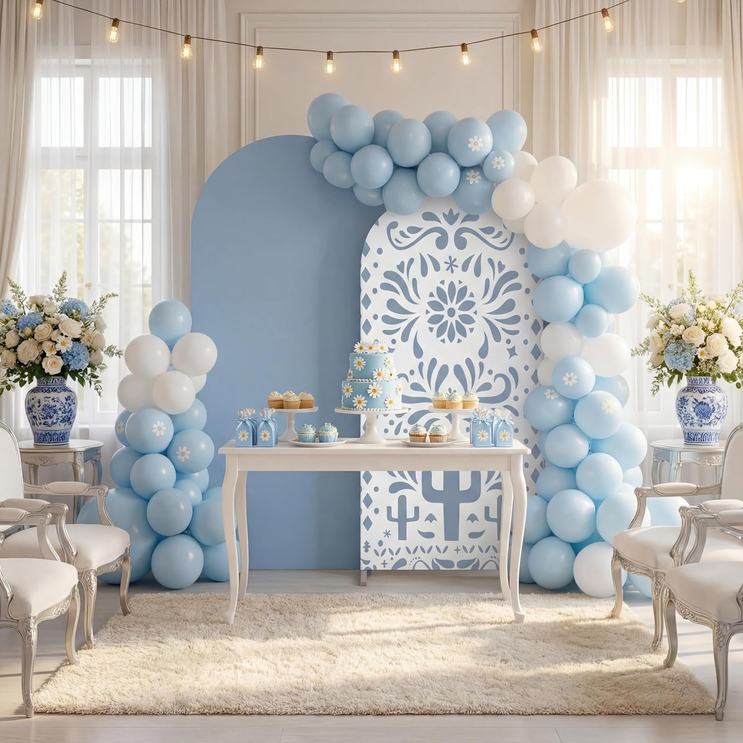 Custom 2-sided Mexico Cielito  - Dessert Table Backdrop review and price