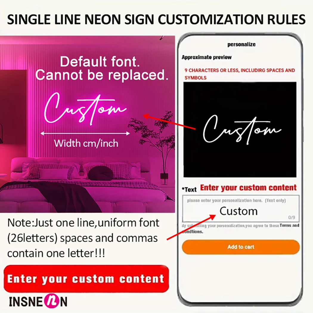 Custom Neon Sign Personalized  - Neon Sign Party review and price