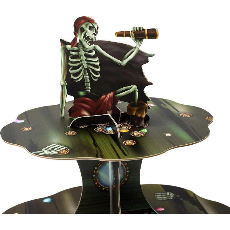 Skull Pirate Cupcake Stand Tie - Cupcake Stand Tier review and price