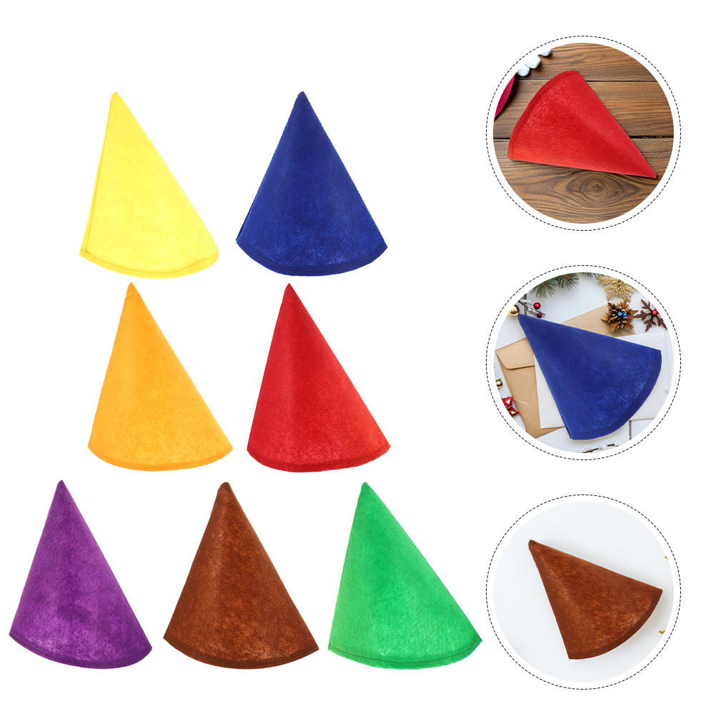 14Pcs Colorful Felt Cone Party - Party Hat Cone review and price