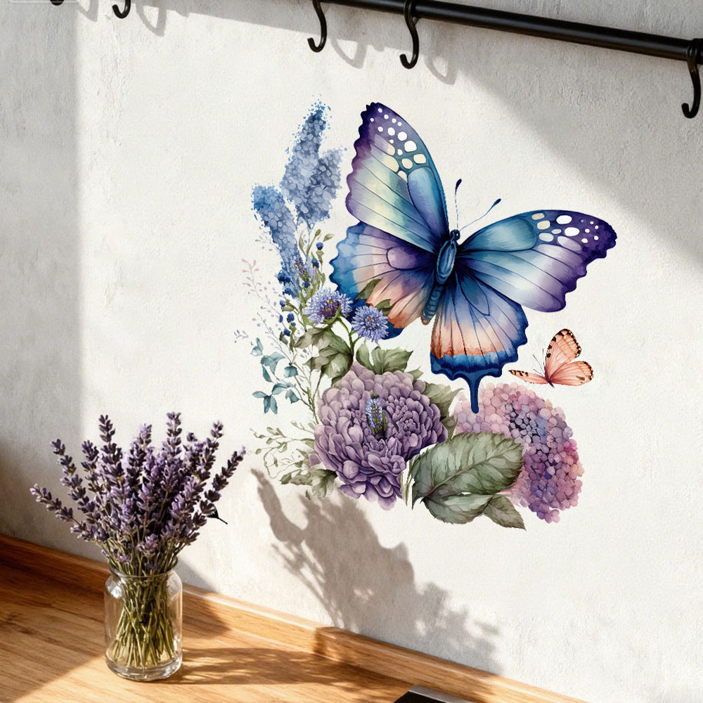 Watercolor Butterfly Flower Wa - Flower Wall Panel review and price