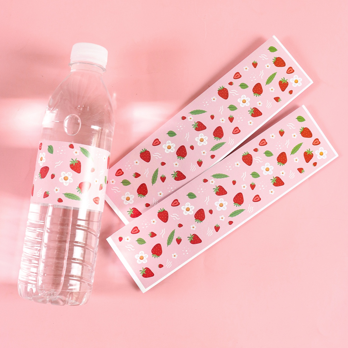 10pcs Strawberry Water Bottle  - Event Suppliers review and price