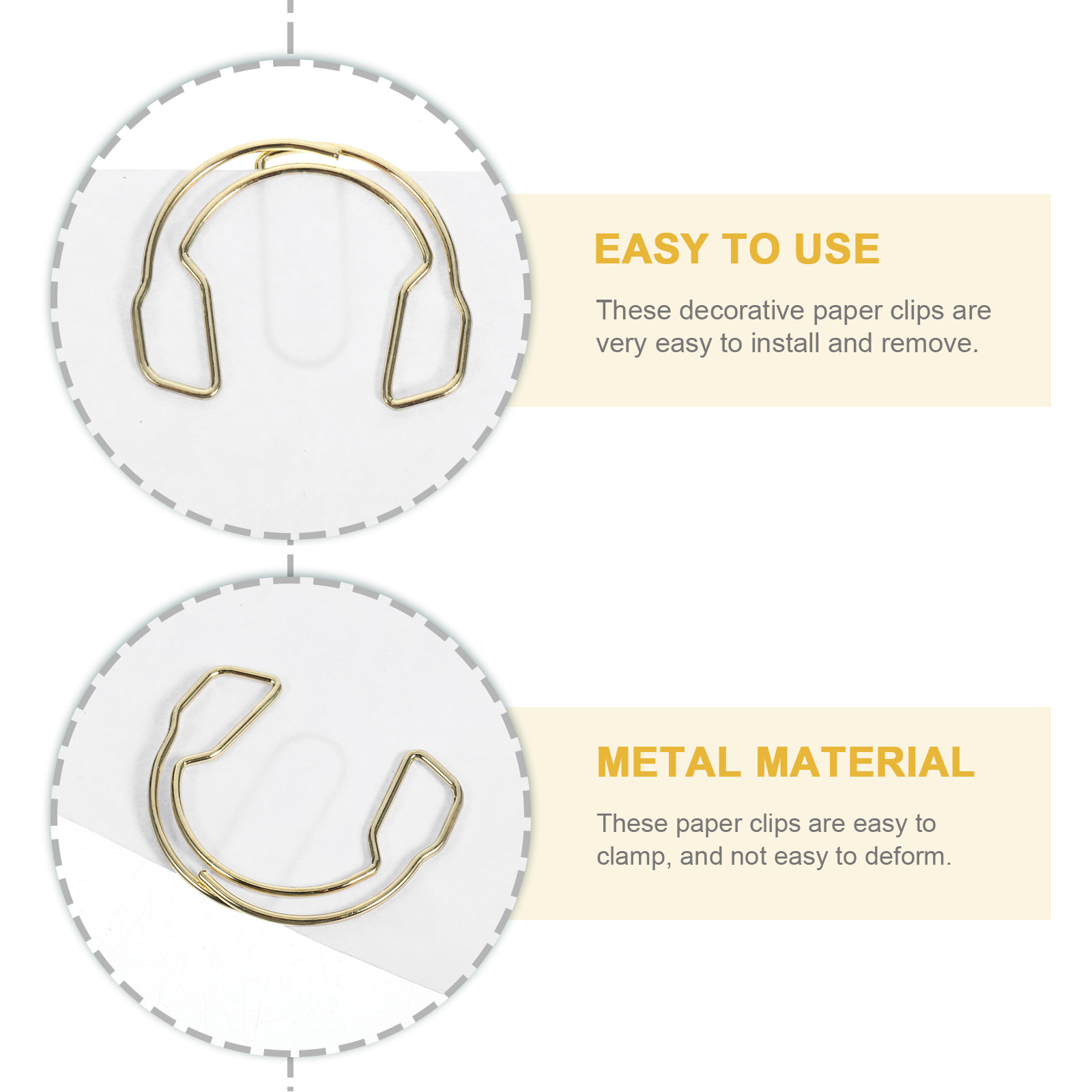 50Pcs Earphone Shape Paper Cli - Papercraft Supply Invitation review and price