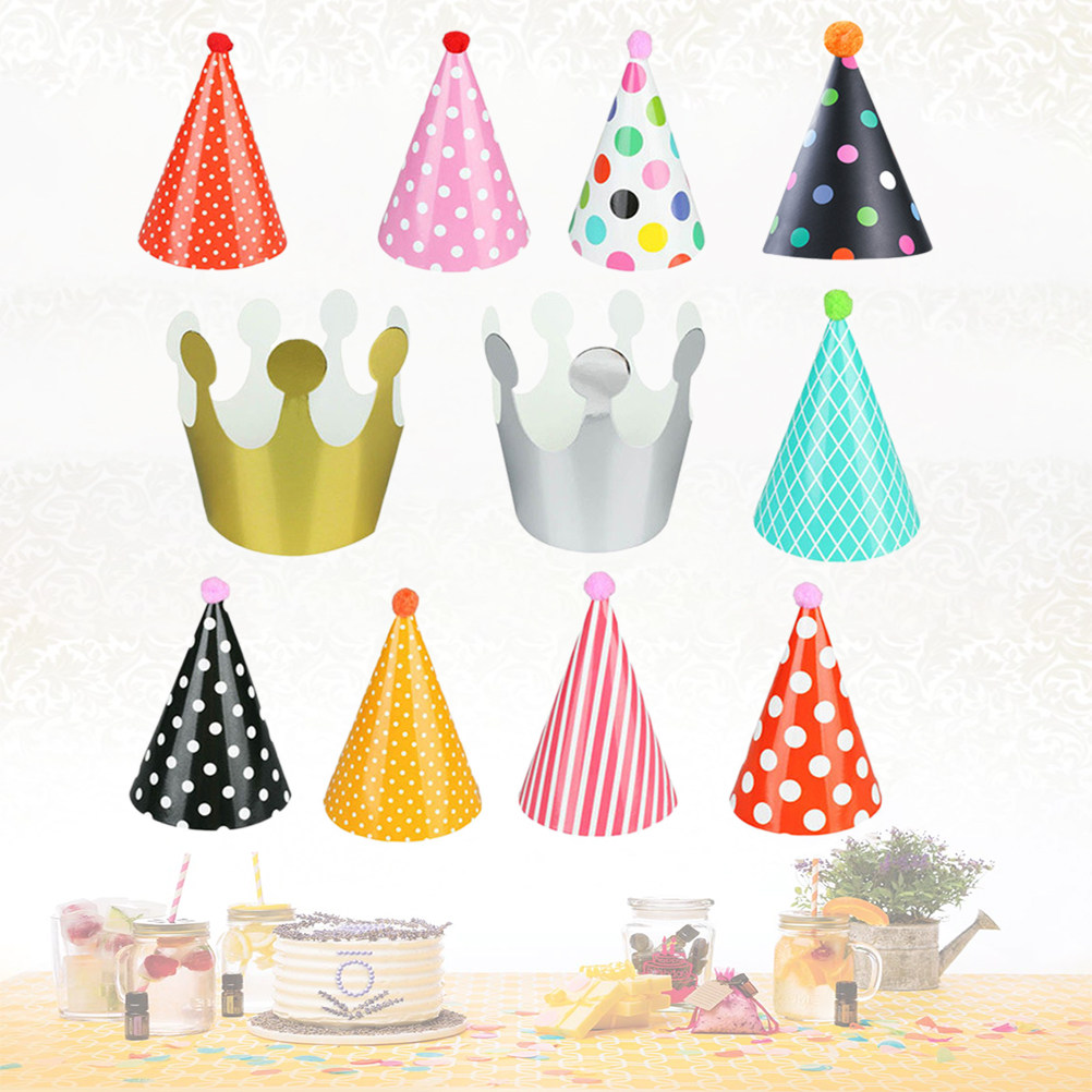 11Pcs Birthday Party Cone Hats - Party Hat Cone review and price