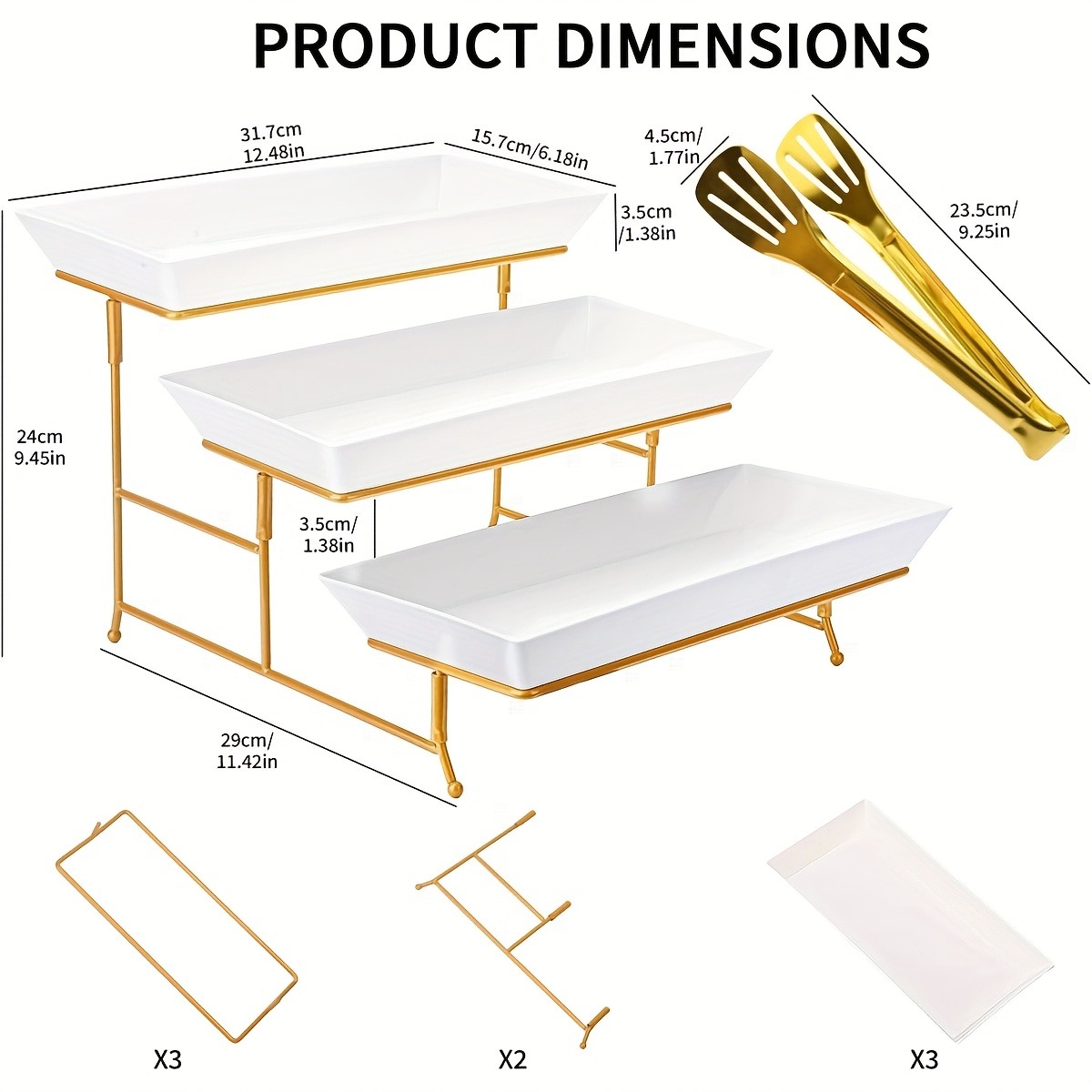 White Tiered Serving Stand + T - Cupcake Stand Tier review and price