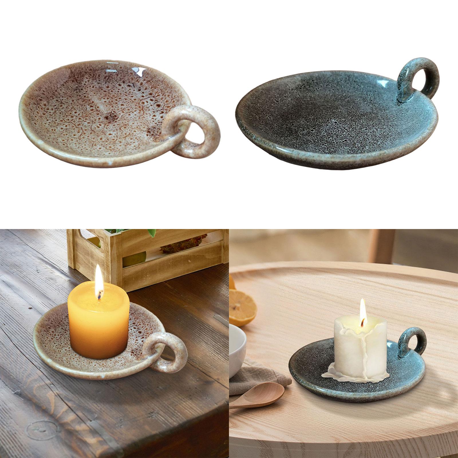 Ceramic Candle Plate with Hand - Centerpiece Stick review and price