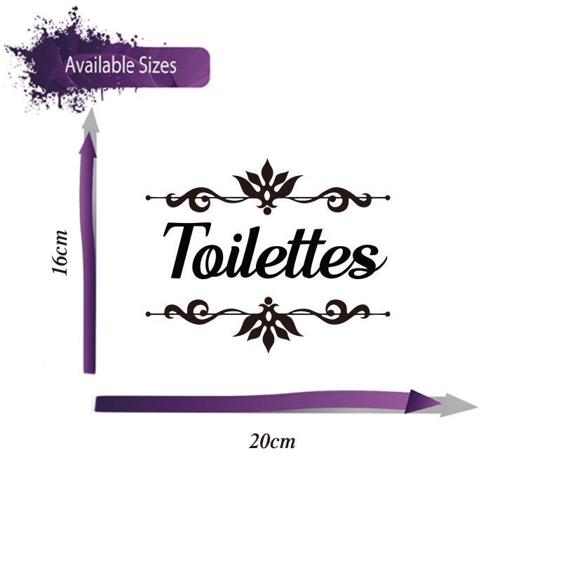 French Toilettes with Flower B - Flower Wall Panel review and price