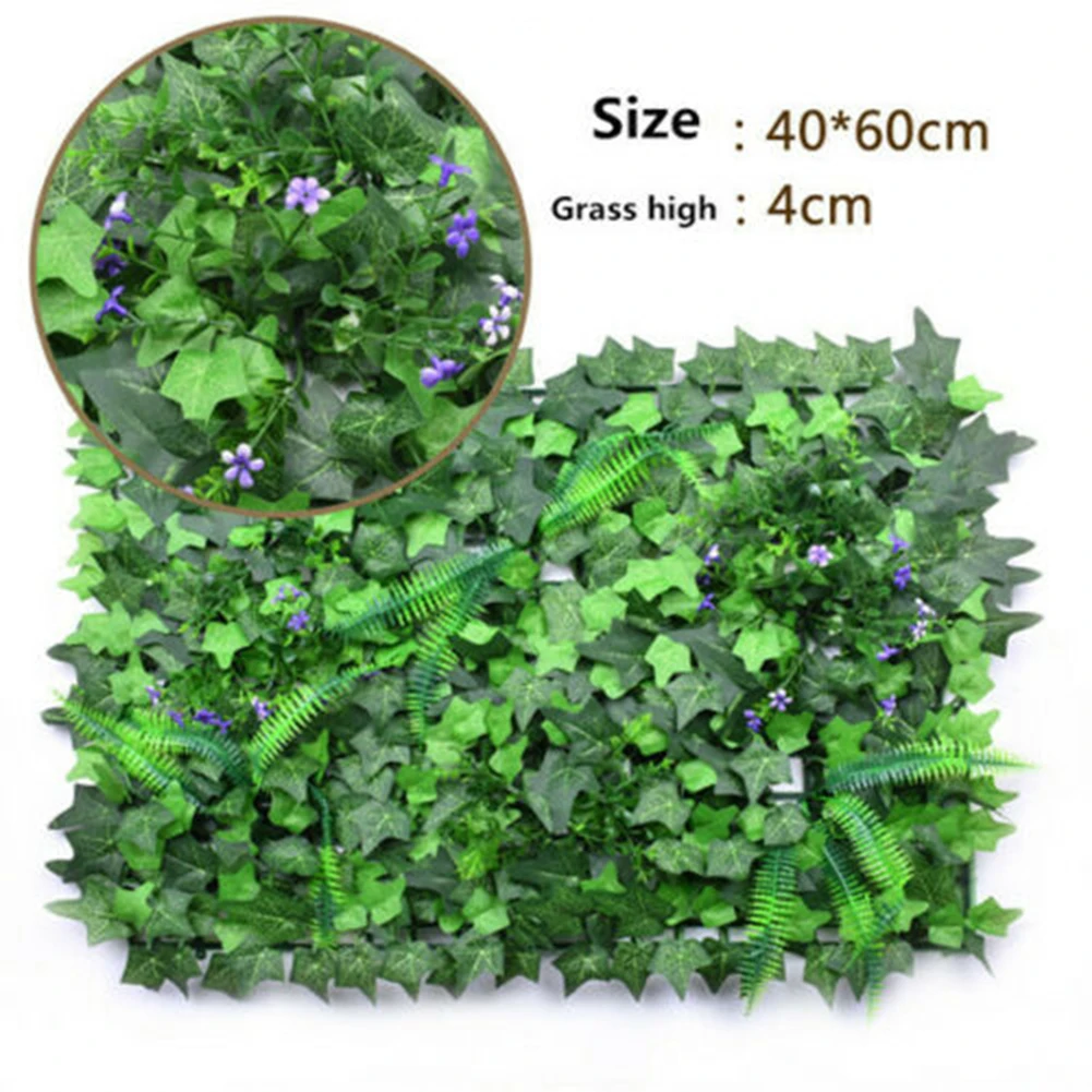 40*60cm Artificial Lawn Plant  - Flower Wall Panel review and price