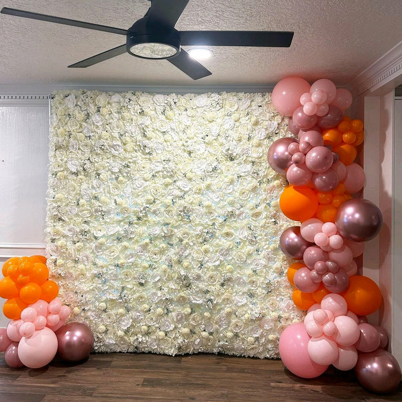Purple Pink Aritificial Flower - Flower Wall Panel review and price