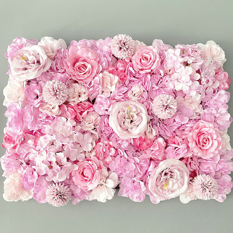 Purple Pink Aritificial Flower - Flower Wall Panel review and price