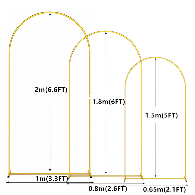 1pc Gold Metal Arch Backdrop S - Balloon Arch Kit review and price