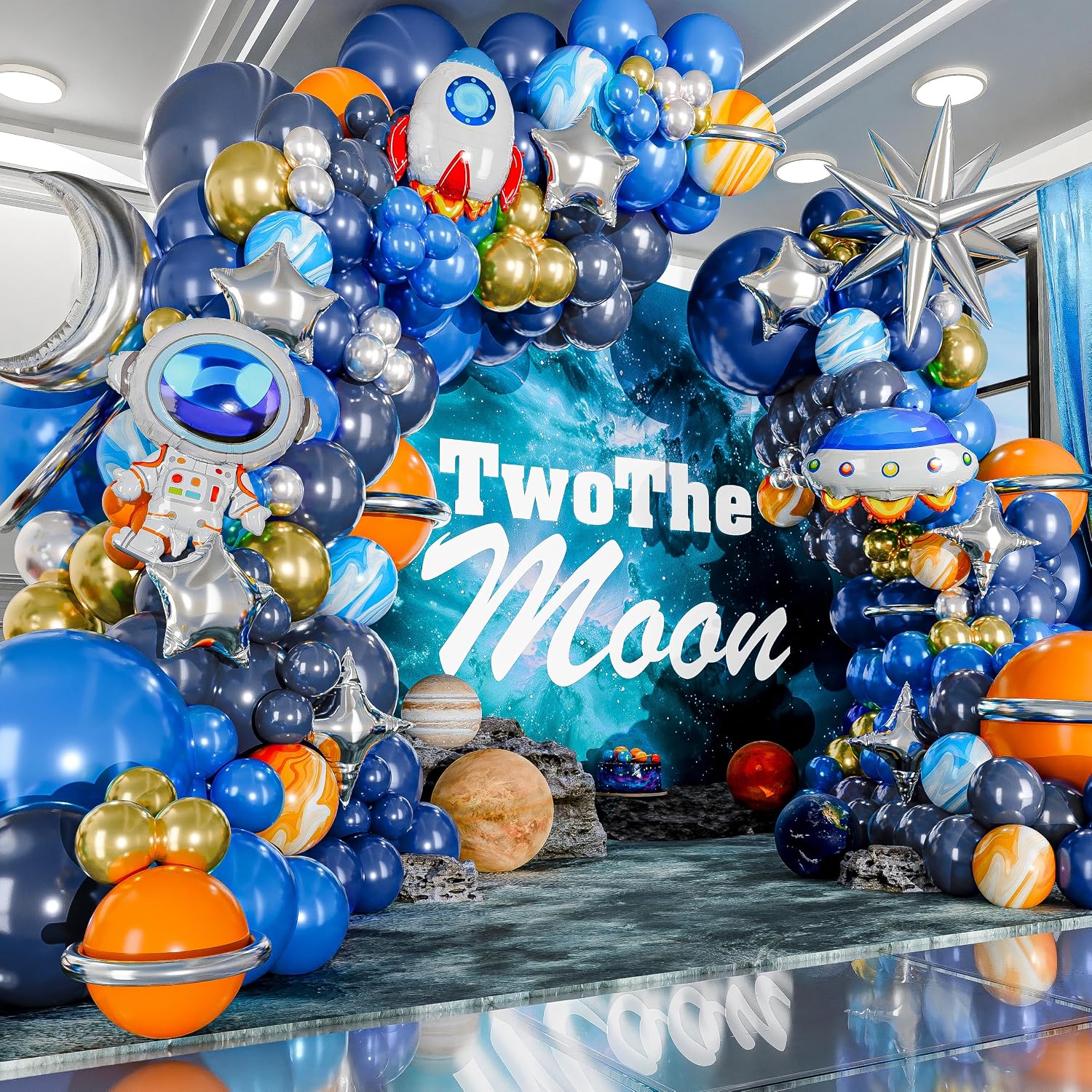 The Outer Space To The Moon Bl - Balloon Arch Kit review and price