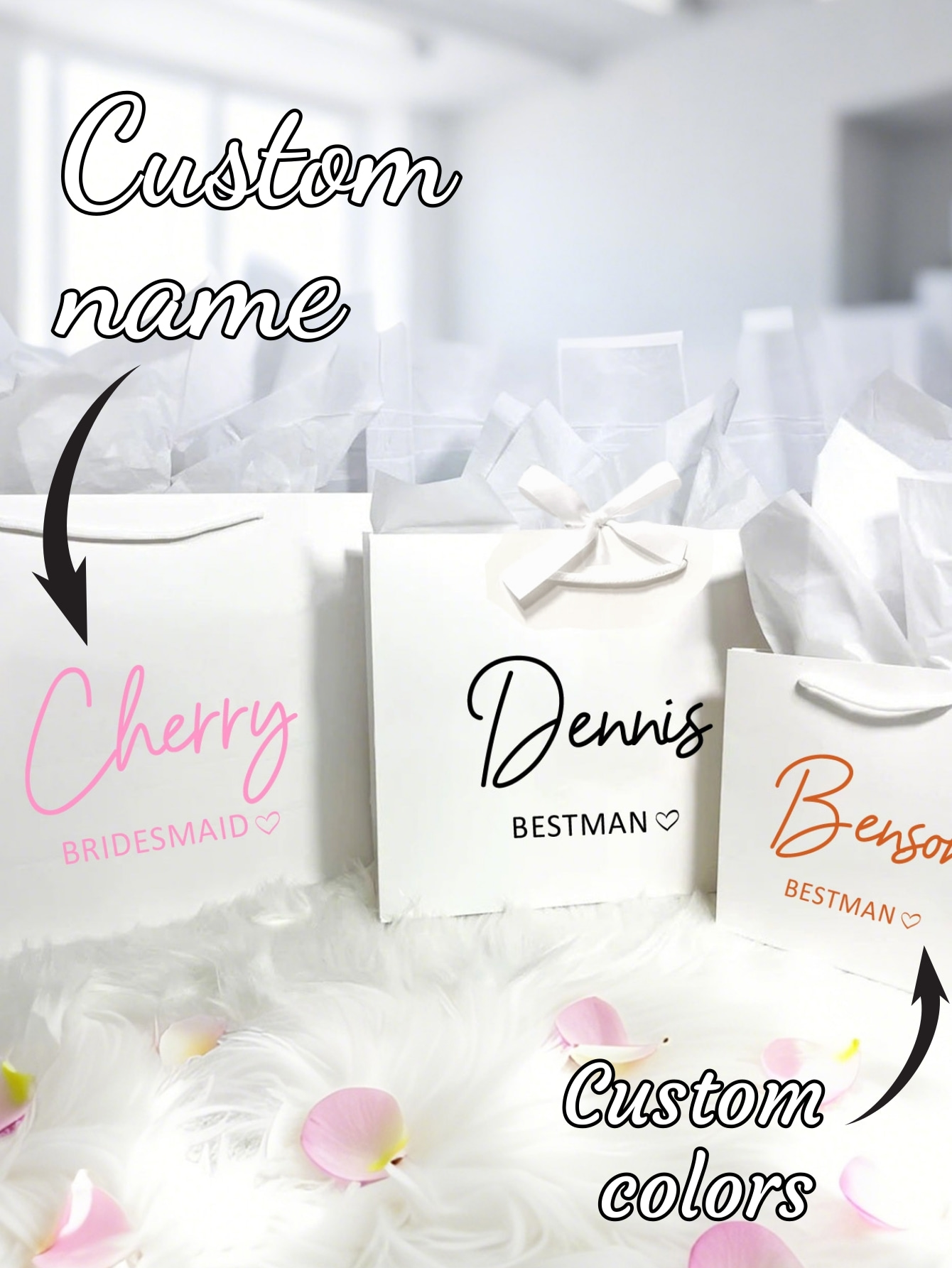 1pc Custom Wedding Bridesmaid  - Party Favor Bag review and price