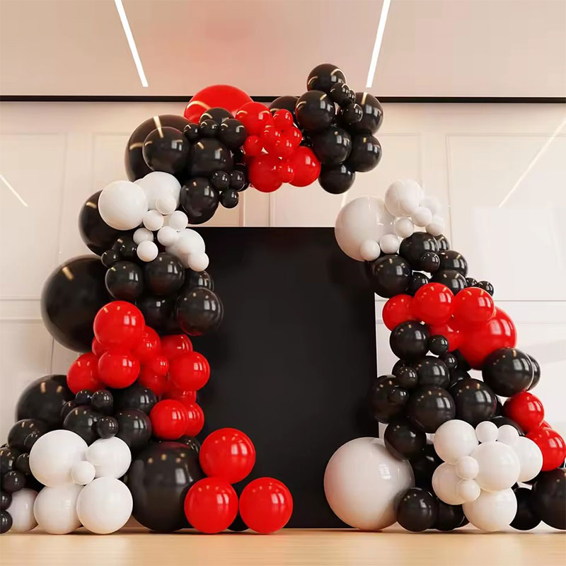 98Pcs Red and Black Balloons W - Balloon Arch Kit review and price