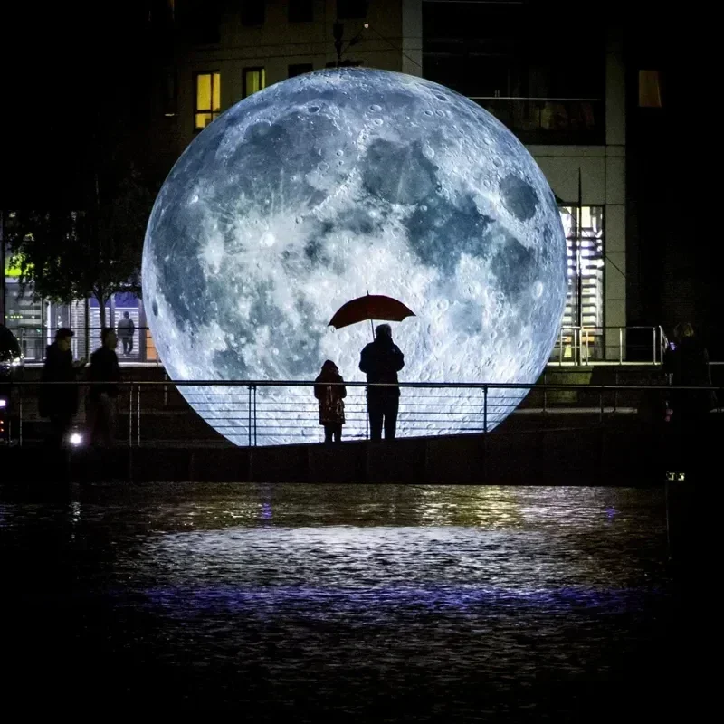 Giant Inflatable Blue Moon Bal - Led Balloon Light review and price