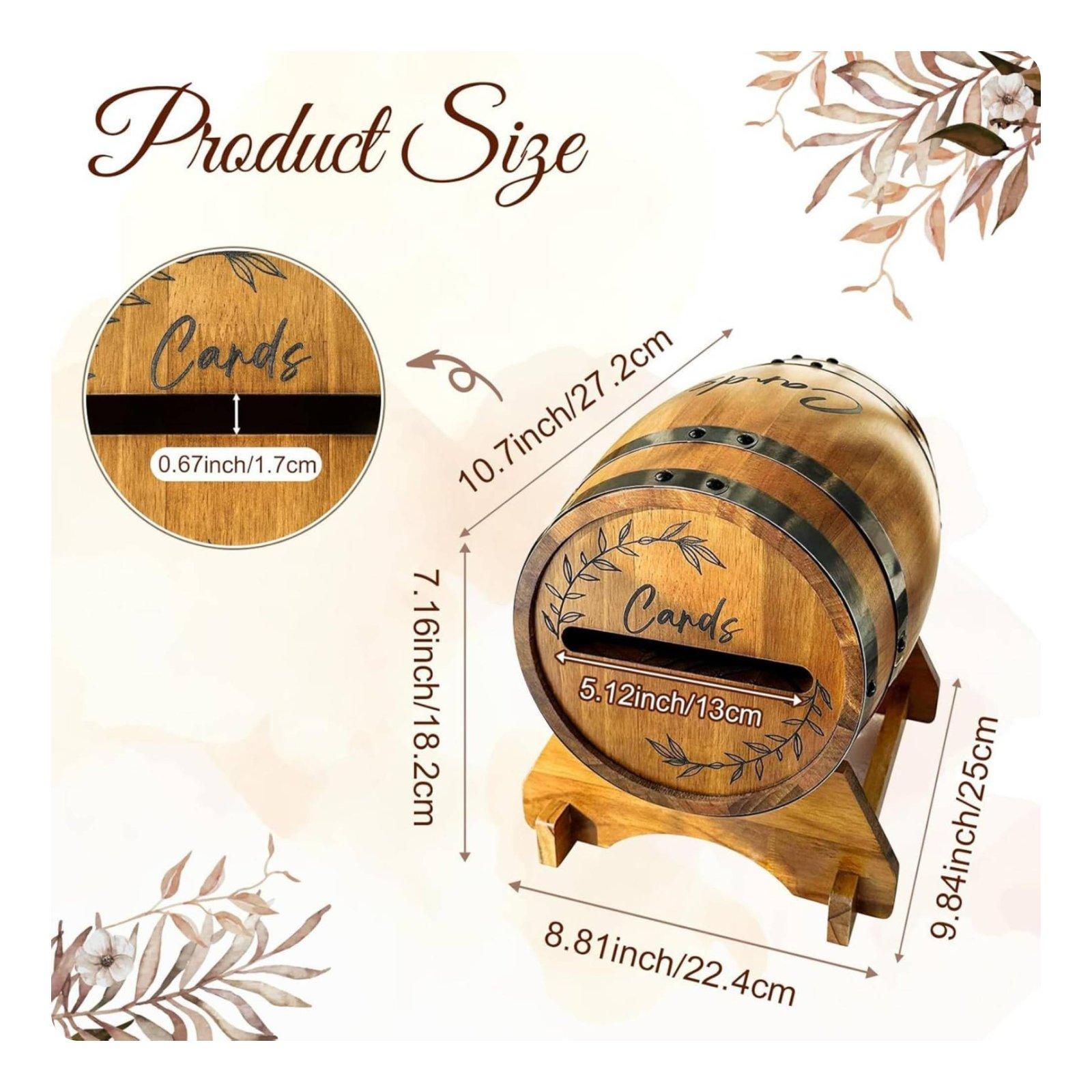 Rustic Solid Wood Card Box Bar - Event Party Box review and price