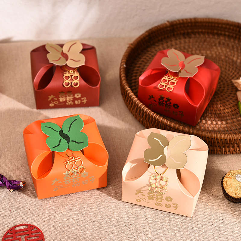 50pcs Orange Portable Gift Box - Event Party Box review and price