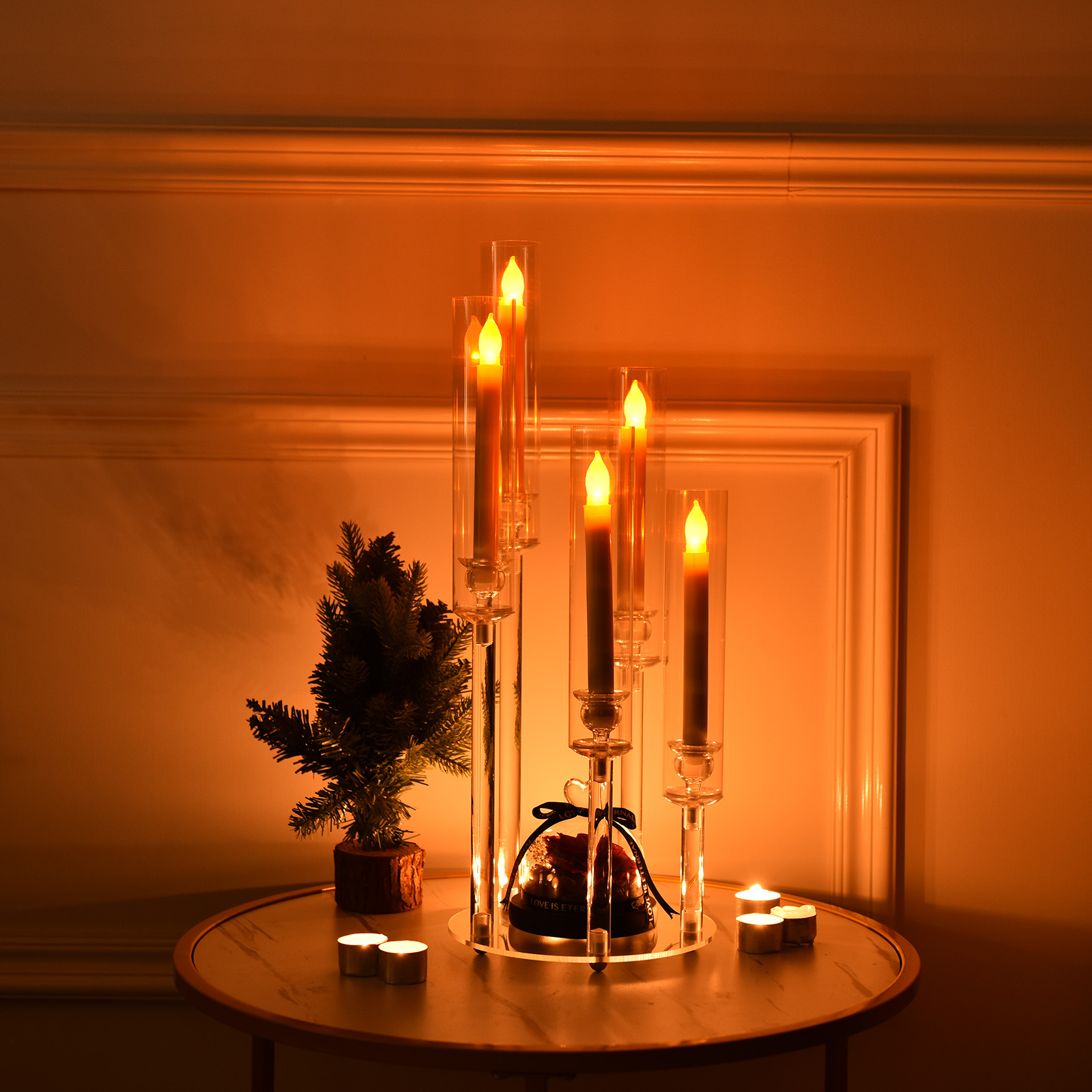 Clear Acrylic 5 Arm Candlestic - Centerpiece Stick review and price