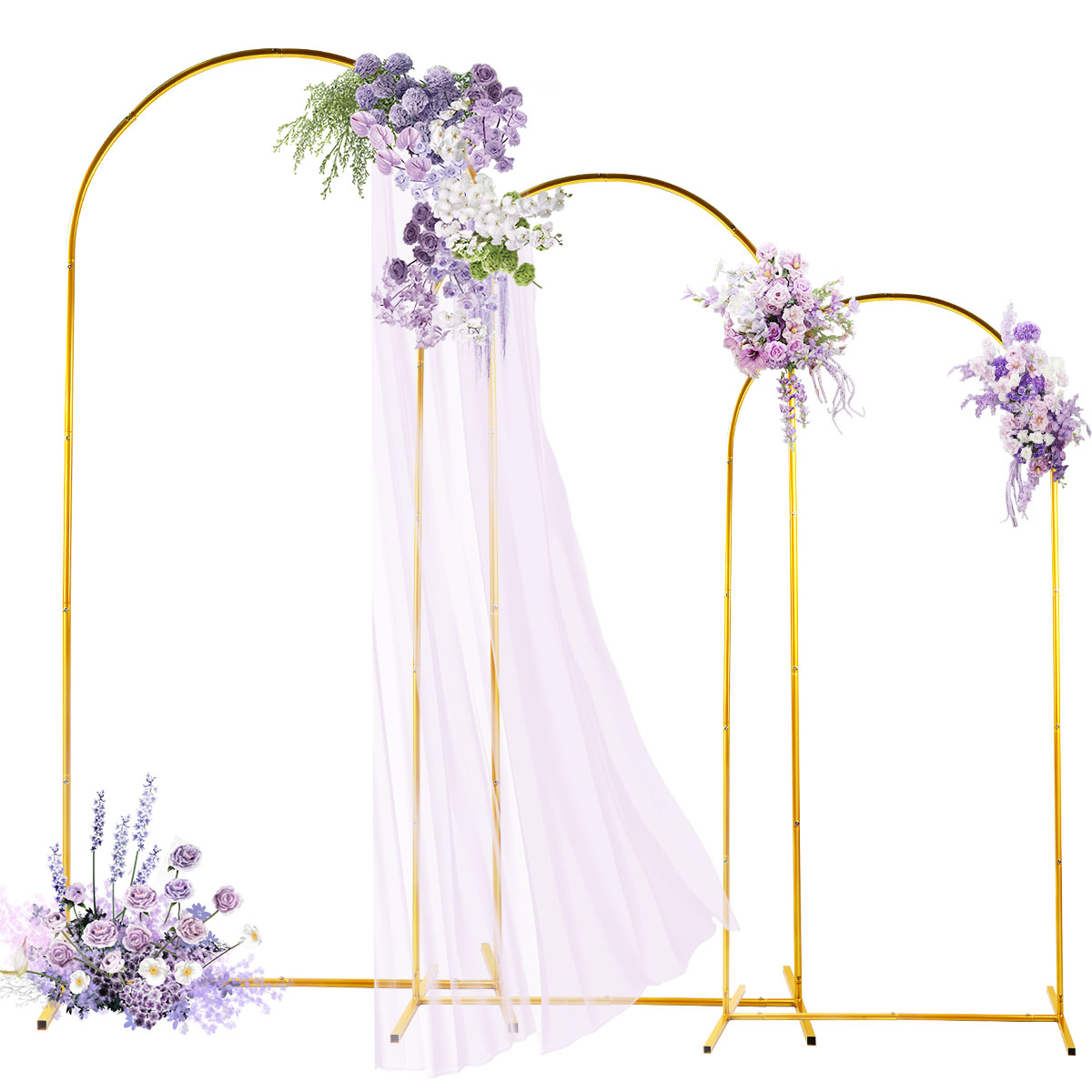 3Pack Golden Metal Arch Kits,  - Balloon Arch Kit review and price